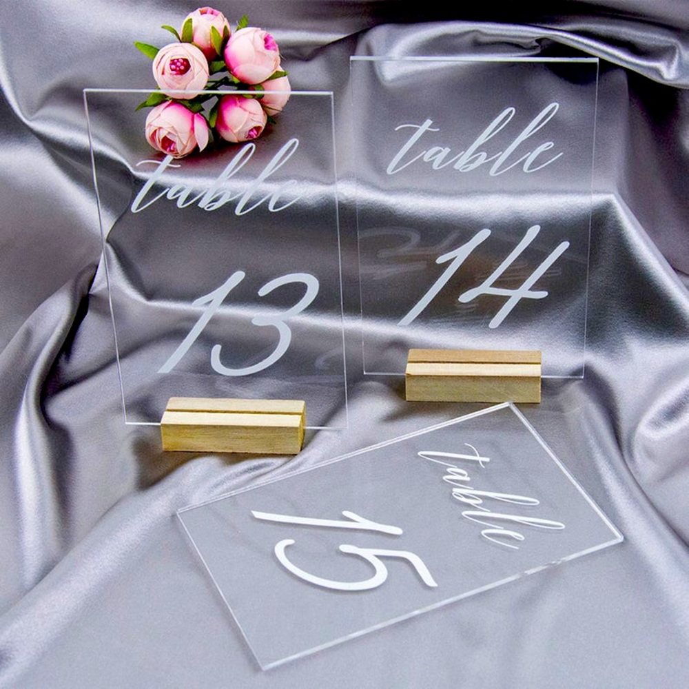 Acyclic Table Number Signs